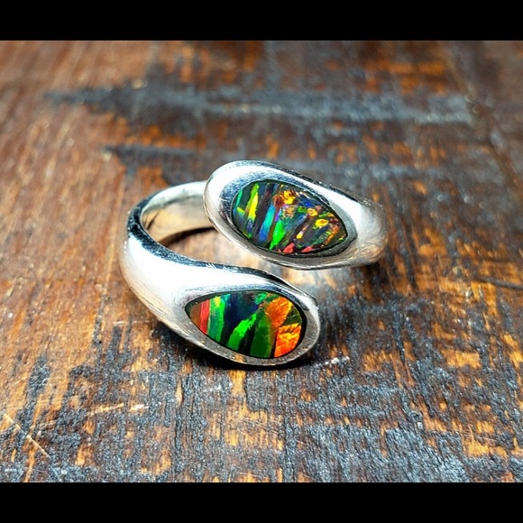 Southwestern Taxco Opal Ring - Picture 3 of 3